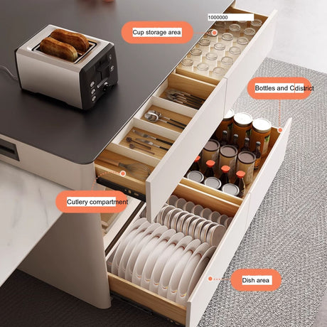 QUANMU Santiago Elegant Modern Kitchen Table from QUANMU