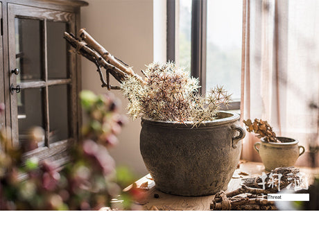 JUHAN Isolde Rustic Floral Arrangement Pottery Vase from JUHAN