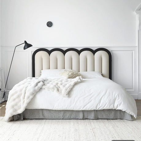 MOYU Araceli Retro Elegant High-Back Leather Bed from MOYU