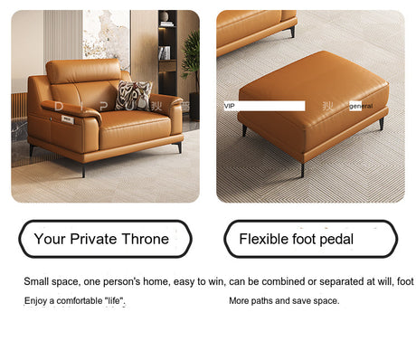 DIPU Zara Italian Cowhide Sofa from DIPU