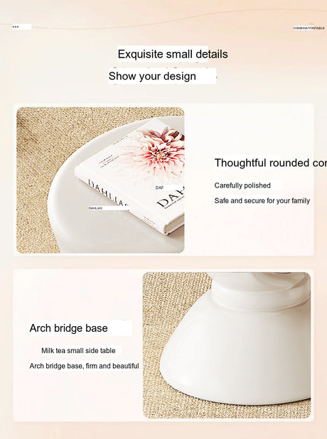 DIPU Riley French Cream Coffee Table from DIPU