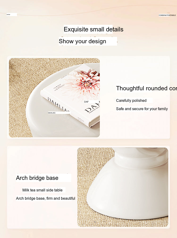 DIPU Riley French Cream Coffee Table from DIPU