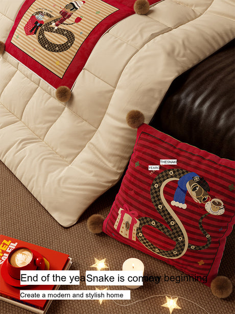 VANT Esmeralda Luxurious Velvet Travel Pillow Blanket from VANT