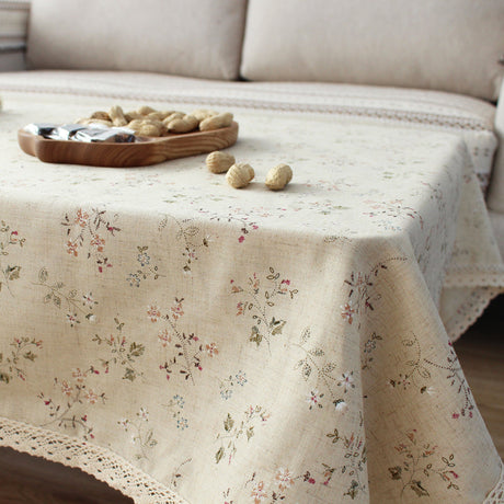 CHESTNUT COCOON Marisol Elegant Floral Lace Tablecloth from CHESTNUT COCOON