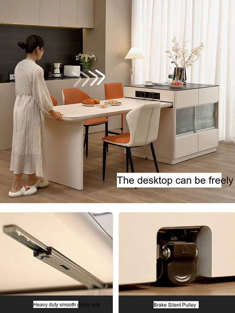 QUANMU Santiago Elegant Modern Kitchen Table from QUANMU