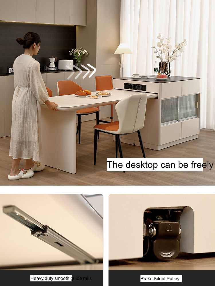 QUANMU Santiago Elegant Modern Kitchen Table from QUANMU