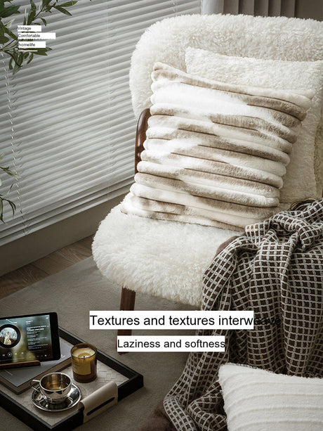 VANT Isadora Luxe Plush Bay Window Pillowcases from VANT