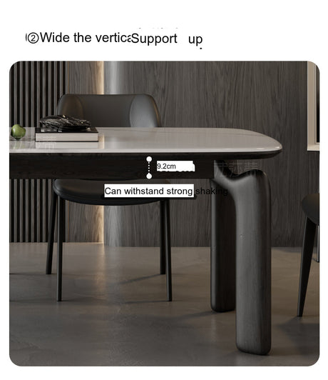 FASATI KAIROS Minimalist Solid Wood Dining Set from FASATI