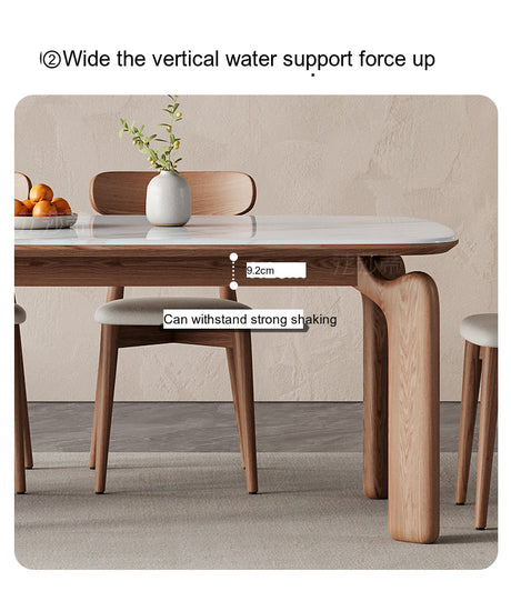 FASATI Leonardo Chic Minimalist Wood Dining Set from FASATI