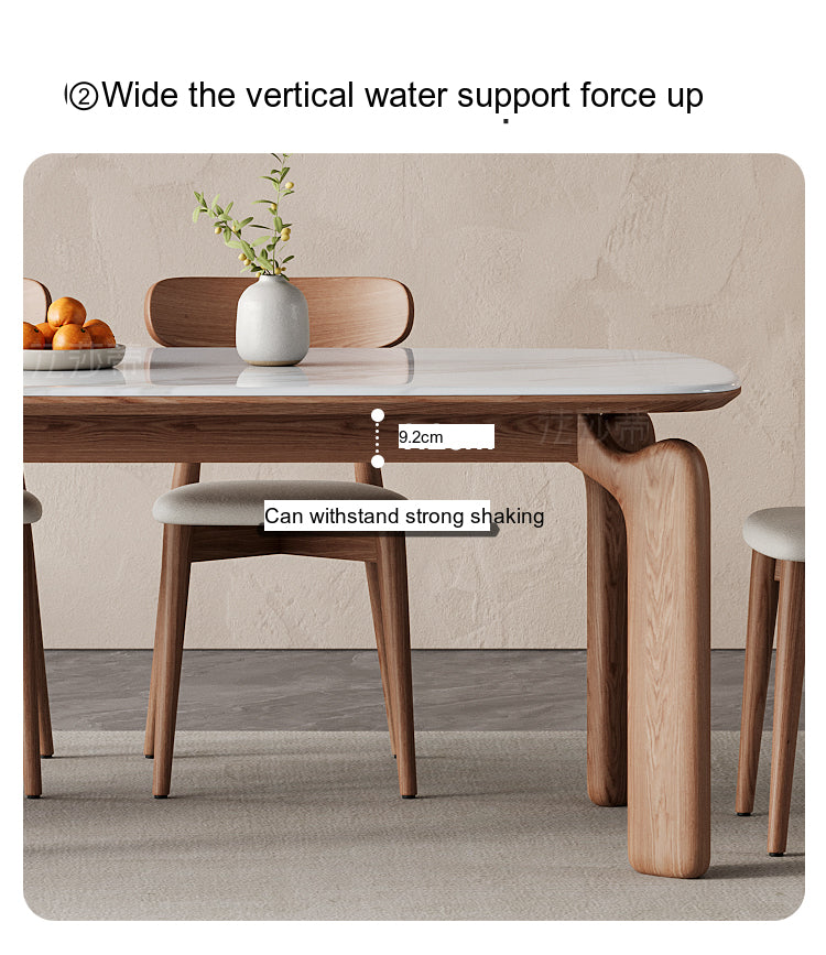 FASATI Leonardo Chic Minimalist Wood Dining Set from FASATI