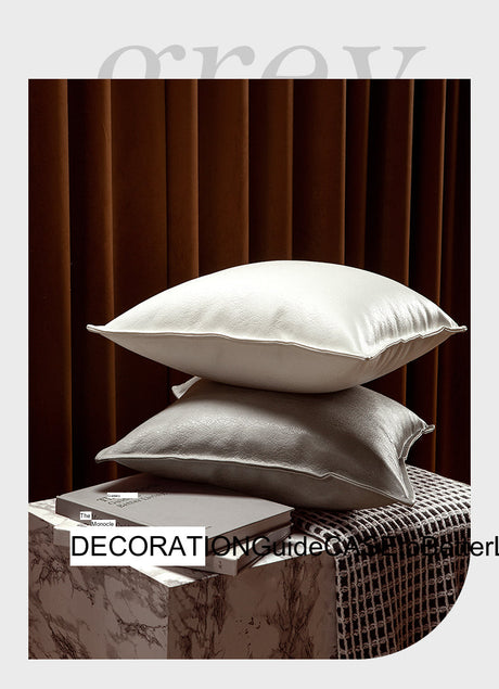 VANT Marisol Luxurious Imitation Leather Lumbar Pillow from VANT