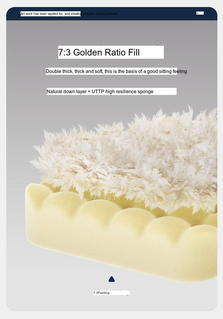 FASATI Isolde Cozy Creamy Corner Sofa from FASATI