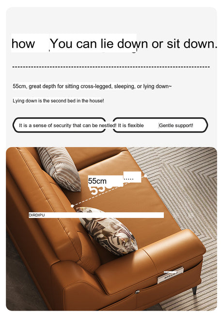 DIPU Zara Italian Cowhide Sofa from DIPU