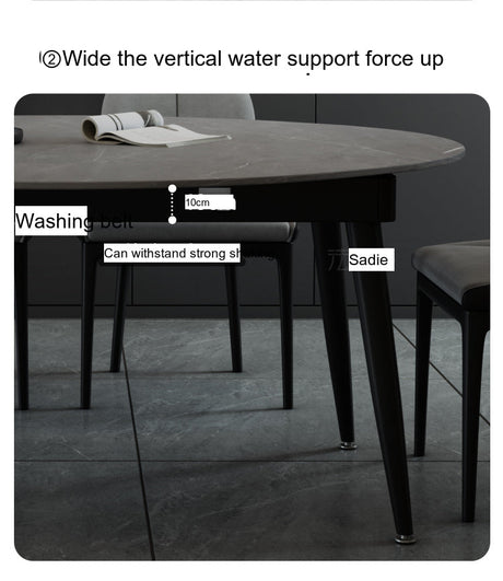FASATI Oliver Modern Minimalist Folding Rock Panel Table from FASATI