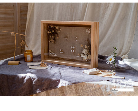 JUHAN Kyoko Three-Dimensional Natural Wood Decorative Storage Frame from JUHAN