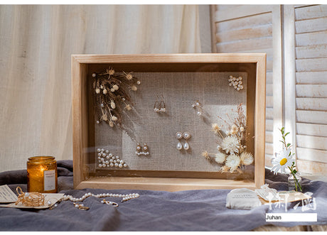 JUHAN Kyoko Three-Dimensional Natural Wood Decorative Storage Frame from JUHAN