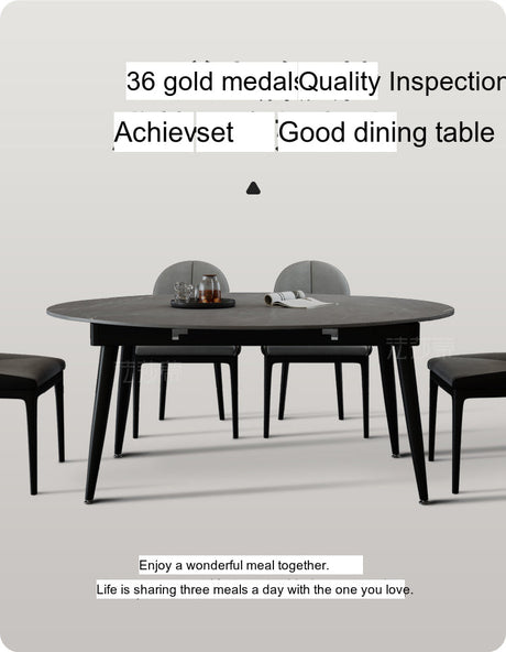 FASATI Oliver Modern Minimalist Folding Rock Panel Table from FASATI