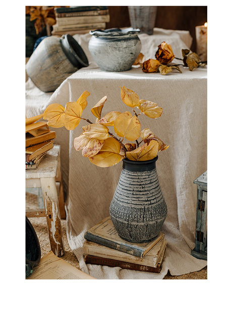 JUHAN Isolde Rustic Floral Arrangement Pottery Vase from JUHAN