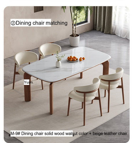 FASATI Leonardo Chic Minimalist Wood Dining Set from FASATI