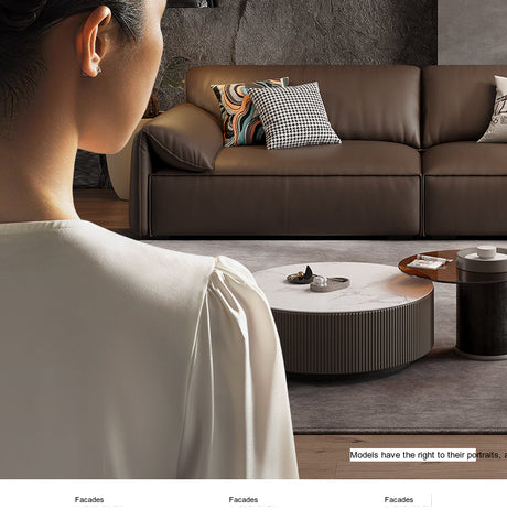 FASATI Eloise Vibrant Soft Cowhide Sofa from FASATI