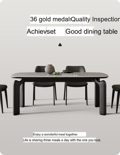FASATI KAIROS Minimalist Solid Wood Dining Set from FASATI