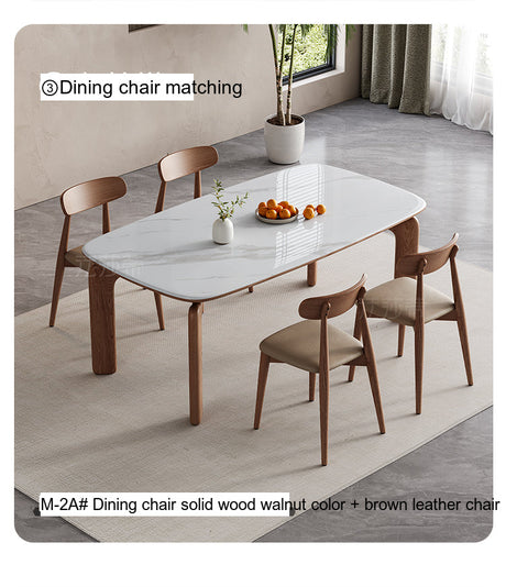 FASATI Leonardo Chic Minimalist Wood Dining Set from FASATI