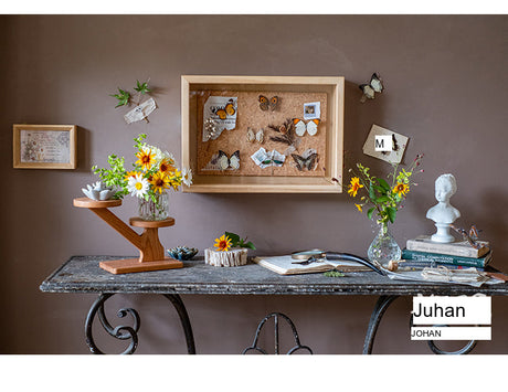 JUHAN Kyoko Three-Dimensional Natural Wood Decorative Storage Frame from JUHAN