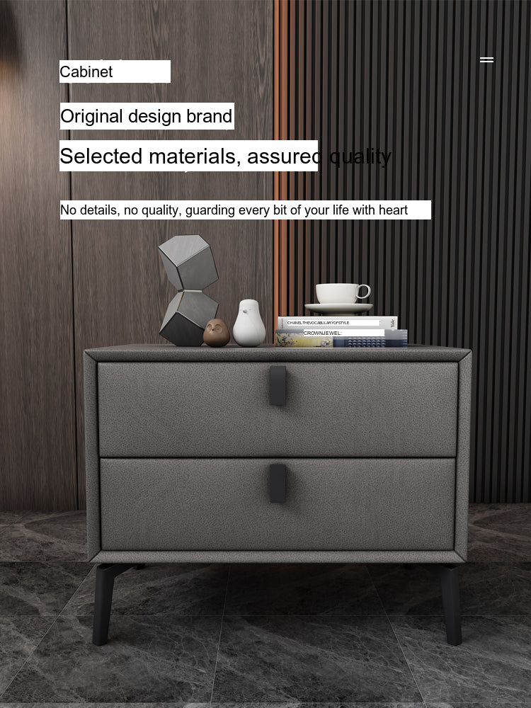 FASATI Jaxon Elegant Solid Wood Bedside Table from FASATI