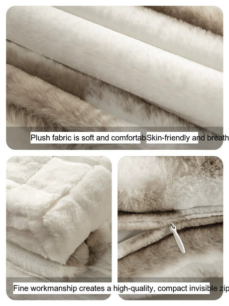 VANT Isadora Luxe Plush Bay Window Pillowcases from VANT