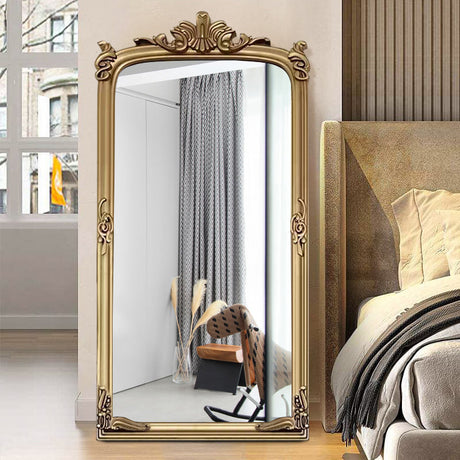 LANXESS Elowen Vintage Elegant Wall-Mounted Full-Length Mirror from LANXESS