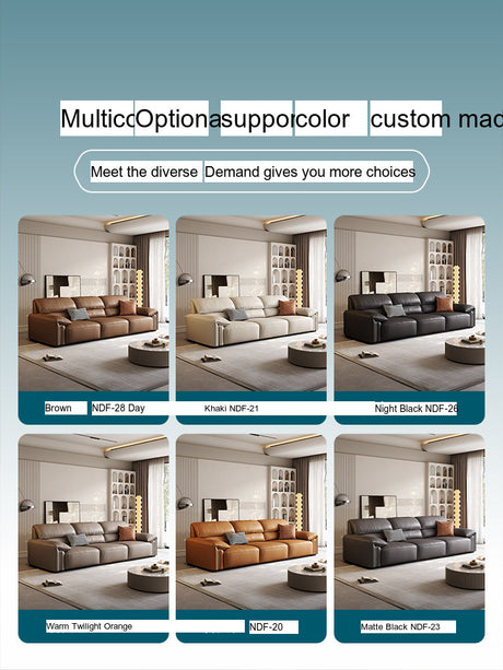 DIPU Kody Modern Retro Leather Sofa from DIPU