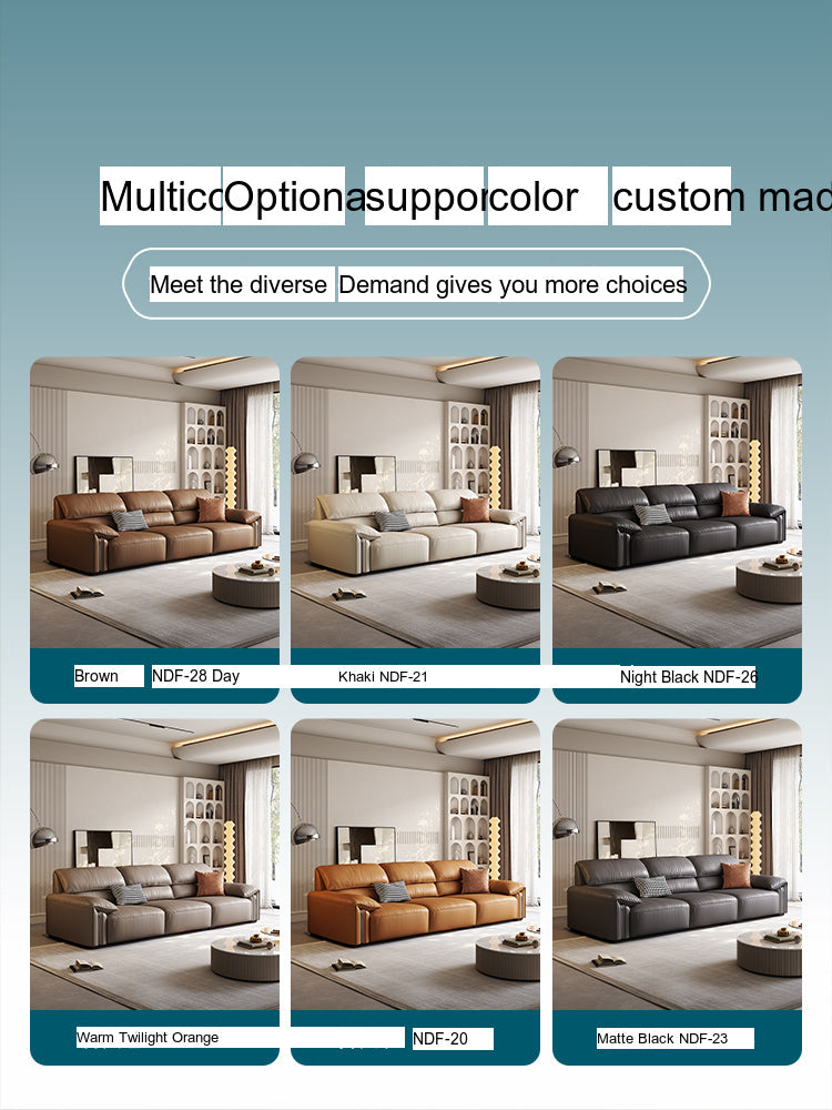 DIPU Kody Modern Retro Leather Sofa from DIPU