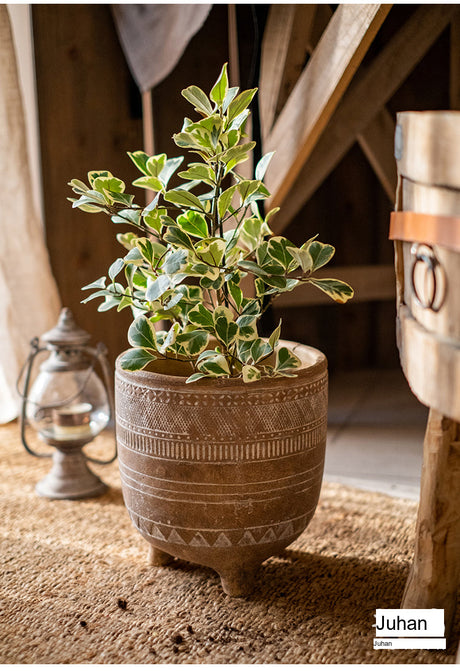 JUHAN Isolde Retro Big Breathable Flowerpot Boho Style from JUHAN