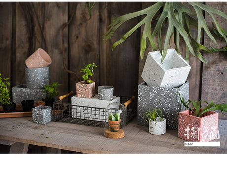 JUHAN Alhambra Creative Geometry Art Flowerpot from JUHAN