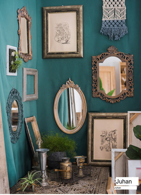 JUHAN Tamsin Elegant Vintage Floor Mirror from JUHAN