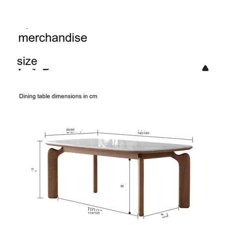 FASATI Leonardo Chic Minimalist Wood Dining Set from FASATI