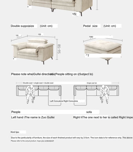 FASATI Jasper Elegant Down-Filled Minimalist Sofa from FASATI