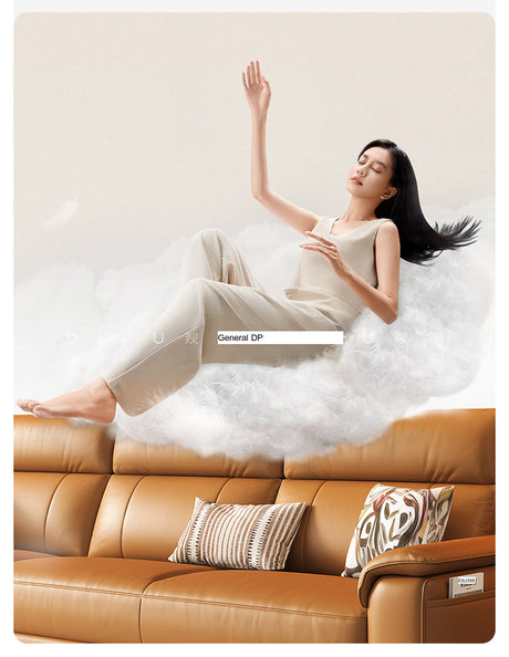 DIPU Zara Italian Cowhide Sofa from DIPU