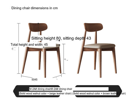 FASATI Leonardo Chic Minimalist Wood Dining Set from FASATI