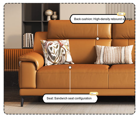 DIPU Zara Italian Cowhide Sofa from DIPU