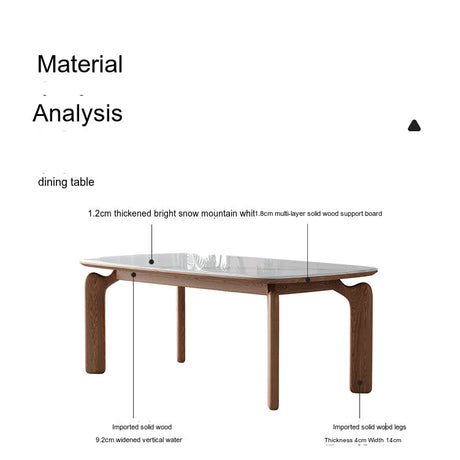 FASATI Leonardo Chic Minimalist Wood Dining Set from FASATI