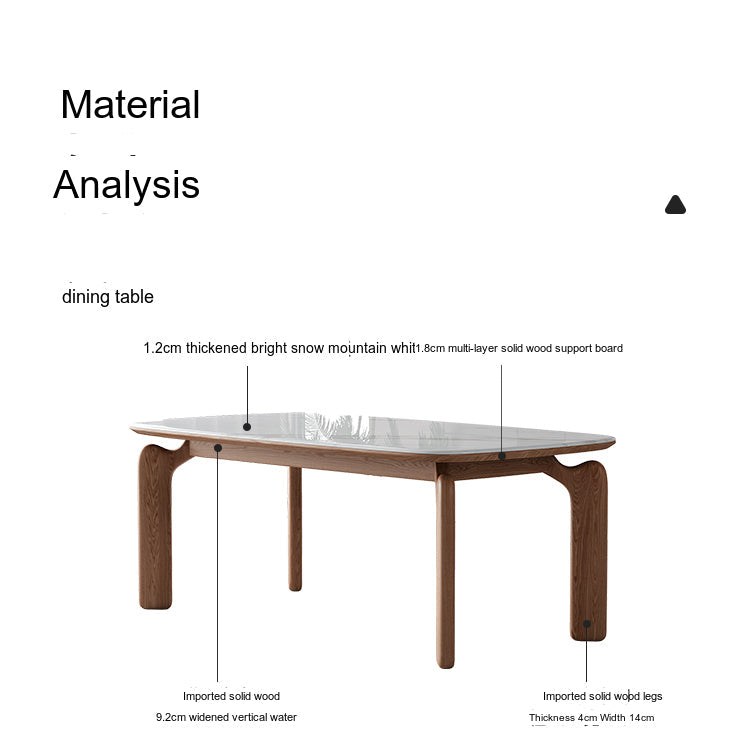 FASATI Leonardo Chic Minimalist Wood Dining Set from FASATI