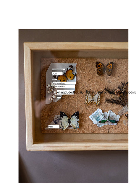 JUHAN Kyoko Three-Dimensional Natural Wood Decorative Storage Frame from JUHAN