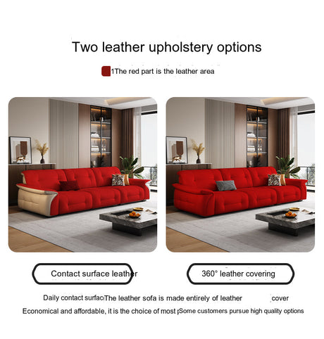 DIPU Nikolaj Cream Cowhide Sofa from DIPU