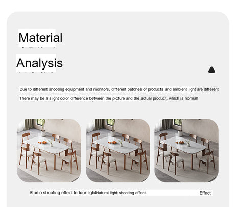 FASATI Leonardo Chic Minimalist Wood Dining Set from FASATI