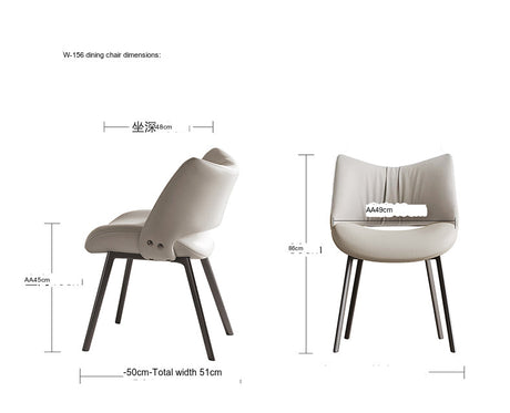 QUANMU Santiago Elegant Modern Kitchen Table from QUANMU