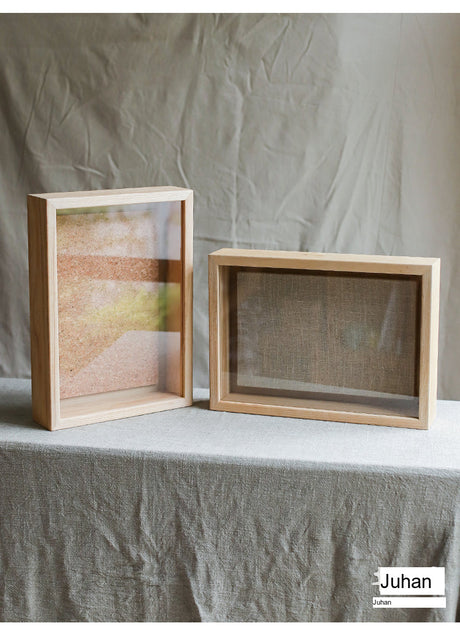 JUHAN Kyoko Three-Dimensional Natural Wood Decorative Storage Frame from JUHAN