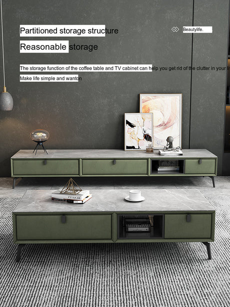 FASATI ALEXANDER Sleek Modern Storage Coffee Table from FASATI