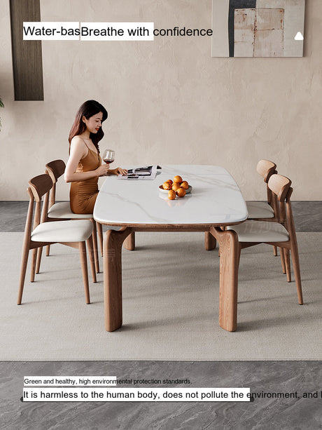 FASATI Leonardo Chic Minimalist Wood Dining Set from FASATI