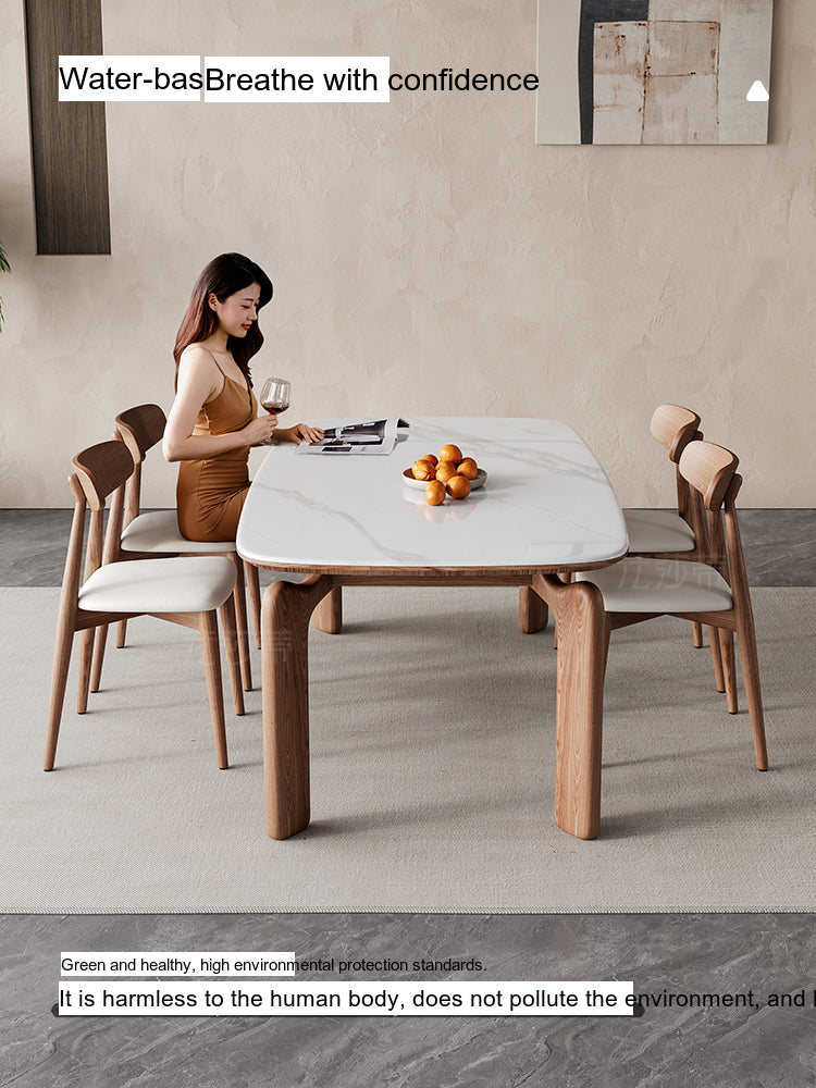 FASATI Leonardo Chic Minimalist Wood Dining Set from FASATI